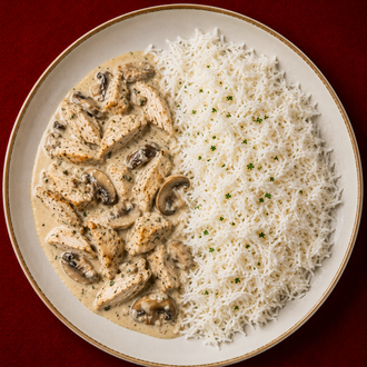 Kremalı & Mantarlı Tavuk Bowl görseli
