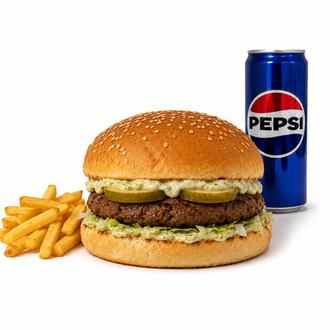 Sakin Pesto Burger görseli