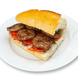 Yarım Ekmek Dana Köfte Özel Sos Hediye 120 Gr Köfte görseli