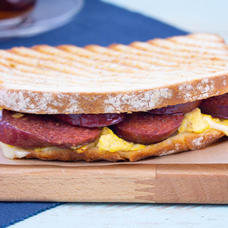 Yumurtalı Dana Sucuklu Atom Tost görseli