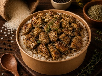 Pilav Üstü Dağ Kekikli Tavuk (400 Gr.) görseli