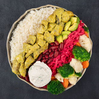 Curry Sauce / Köri Soslu Et Bowl görseli