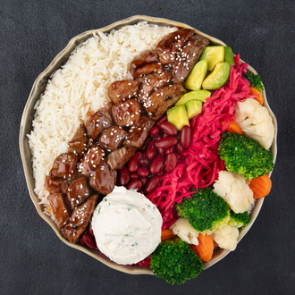Teriyaki Sauce / Teriyaki Soslu Et Bowl görseli