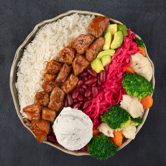 Spicy Sauce / Acı Soslu Et Bowl görseli