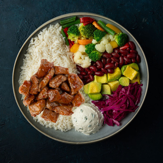 Sweet Chili Sauce / Sweet Chili Soslu Et Bowl görseli