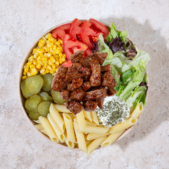Barbekü Soslu Et Makarna Bowl görseli