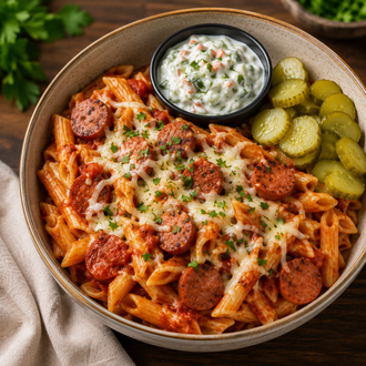 Sosisli Makarna Bowl görseli