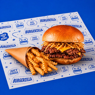 Single Chipotle Smash Burger & Tırtıklı Patates görseli