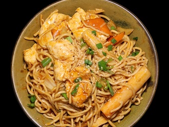 Tavuklu Rabokki görseli