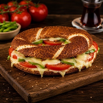 Kaşarlı Simit Tost görseli
