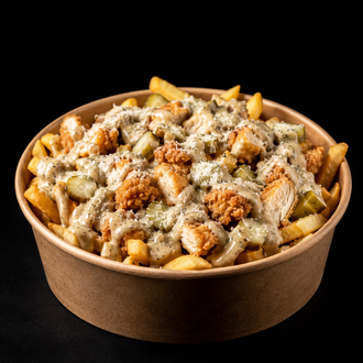 Truffle Chicken Loaded Fries görseli