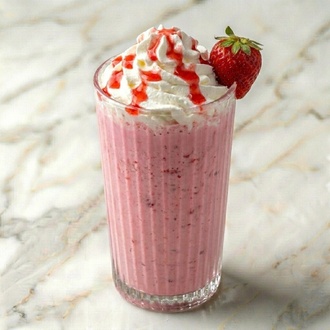 Çilekli Milkshake görseli