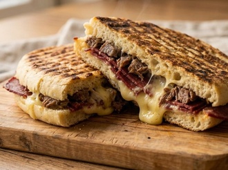 150 Gr. Bazlama Ekmek,kaşarlı & Kavurmalı & Pastırmalı Tost görseli