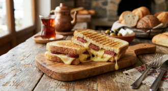 Büfe Dilimli Ekmek Arası Karışık Tost görseli