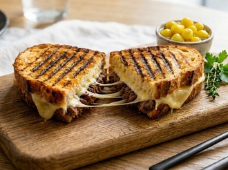 Beyaz Peynirli & Domatesli Tost görseli