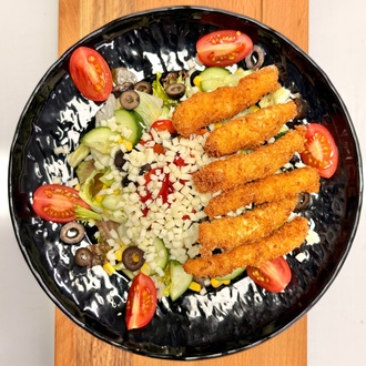 Çıtır Karides Salatası görseli