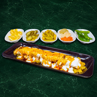 Yarım Köz Patlıcanlı Yoğurtlu Tavuk Tantuni 90Gr görseli