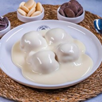 Beyaz Çikolatalı Profiterol (900 Gr) (18 Adet) görseli