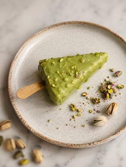 Fıstıklı Stick Cheesecake görseli