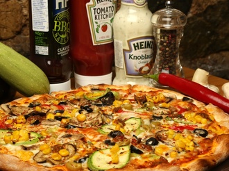 Verdure Pizza (30 Cm.) (Orta Boy)(1350 Kcal) görseli