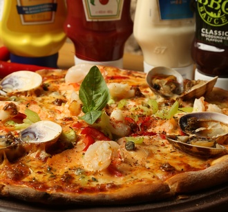 Seafood Pizza (30 Cm) (Orta Boy)(1450 Kcal) görseli