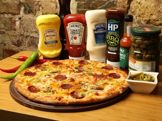Pepperoni Pizza (30 Cm) (Orta Boy)(1500 Kcal) görseli