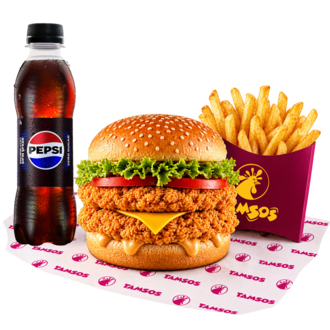 Double Tavuk Burger Menü görseli