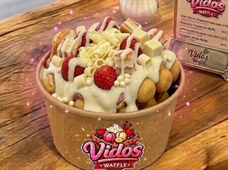 Sütlü Çikolatalı Waffle Bowl görseli