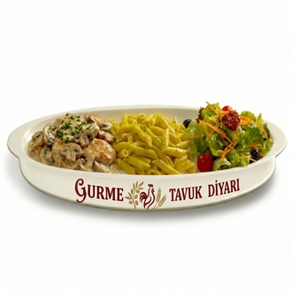2'Li Kremalı Mantarlı Tavuk görseli
