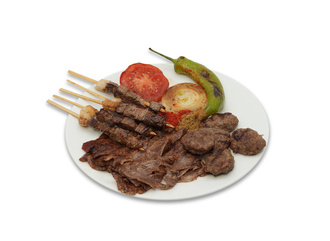 Yarım Köfte + Yarım Döner + Yarım Çöp Şiş (180 Gr) görseli