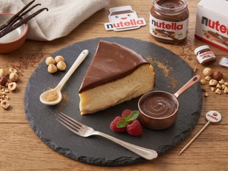 Nutellalı Bask Cheesecake görseli