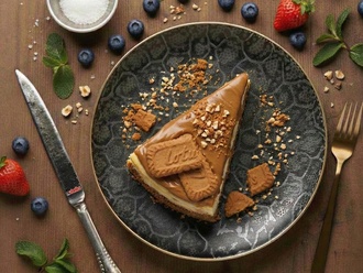 Lotuslu Bask Cheesecake görseli