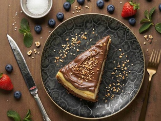 Nutellalı Bask Cheesecake görseli