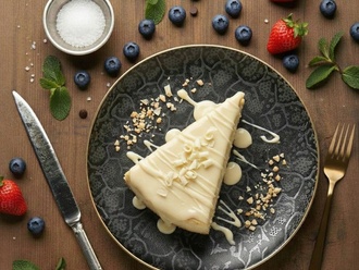 Beyaz Çikolatalı Cheesecake görseli