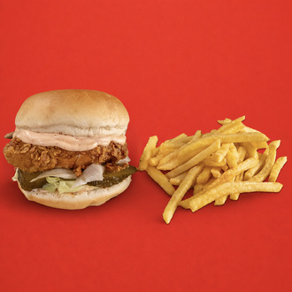 Crunchy Hot Burger görseli