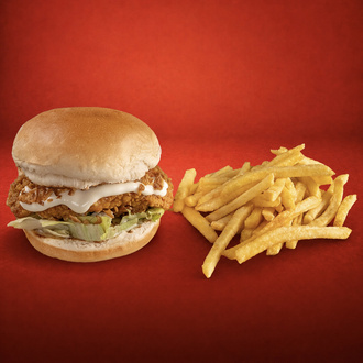 Sezar Soslu Çıtır Tavuk Burger görseli