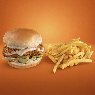 Sezar Soslu Çıtır Tavuk Burger görseli