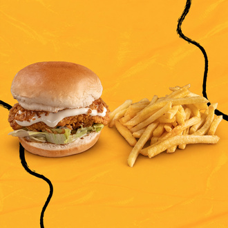 Sezar Soslu Çıtır Tavuk Burger görseli