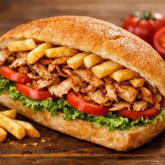 Yarım Ekmek Tavuk Döner 60 Gr görseli