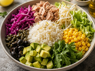 Ton Balıklı Bowl (550 Kcal) görseli