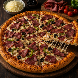 Füme Etli Pizza görseli