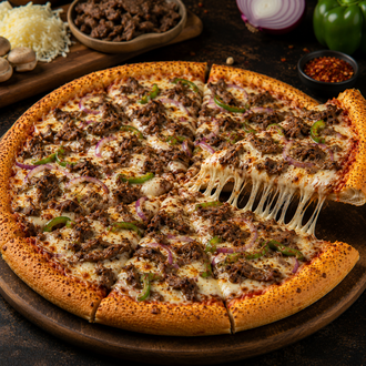 Kavurmalı Pizza görseli