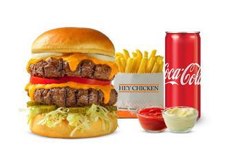 Orijinal Hey Burger Duble Et Menü görseli