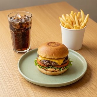 Cheddarlı Burger Menü görseli
