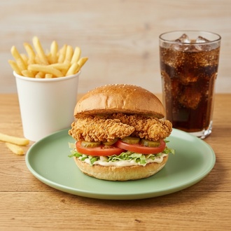 Çıtır Tavuk Burger Menü görseli