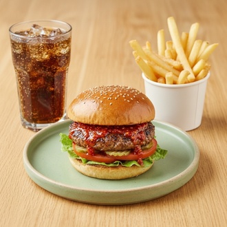Chili Soslu Burger Menü görseli