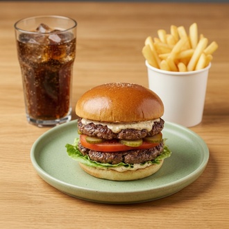 Double Burger Menü görseli