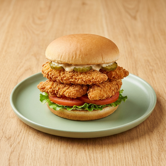 Double Tavuk Burger görseli