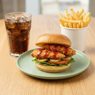 Chili Soslu Tavuk Burger Menü görseli