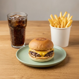 Cheeseburger Menü görseli